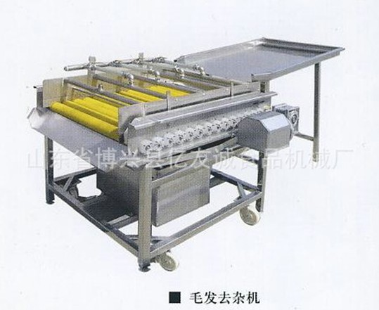 草莓生產(chǎn)線毛發(fā)去雜機